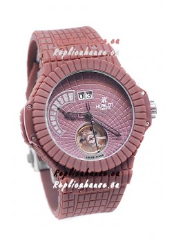 Hublot Red Caviar Tourbilllon Japanese Replica Watch