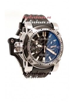 Graham Oversize Chronofighter Swiss Replica Watch in Black