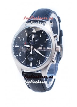 IWC Portofino Chronograph Schaffhausen Japanese Black Watch