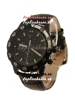 IWC Aquatimer Chronograph Japanese Replica PVD Watch