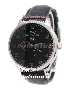 IWC Portuguese Minute Repeater Japanese Watch in Black Dial