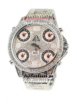 Jacob & Co Diamond Watch in Pink Subdials
