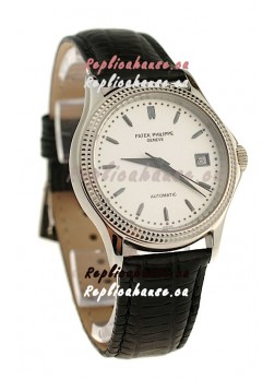 Patek Philippe Geneve Replica Watch in White Dial
