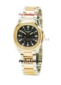 Patek Philippe Aquanaut Two Tone Ladies Gold Watch
