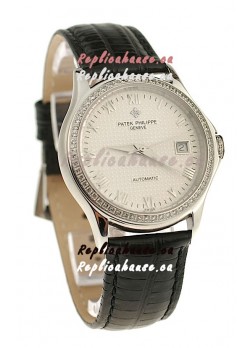 Patek Philippe Geneve Replica Watch in Roman Hour Markers