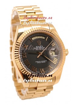 Rolex Day Date II Gold Japanese Replica Watch