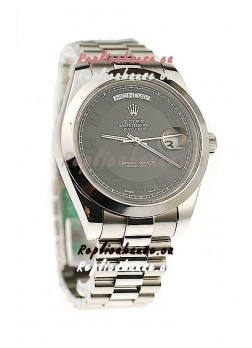 Rolex Day Date II Silver Japanese Replica Watch