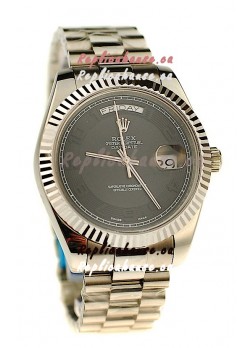 Rolex Day Date Silver Japanese Replica Watch
