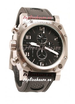 U-Boat Thousand of Feet Japanese Replica Watch in Black Dial
