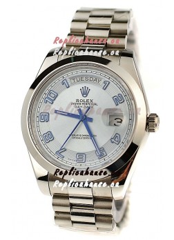 Rolex Day Date Silver Japanese Replica Watch
