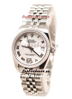 Rolex Oyster Perpetual Datejust Diamonds VI Japanese Replica Watch -36MM