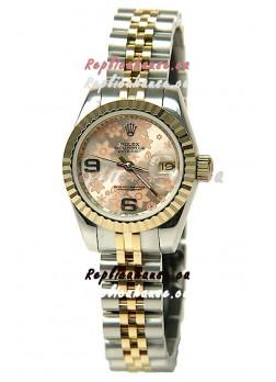 Rolex Floral Motif Datejust Ladies Replica Watch