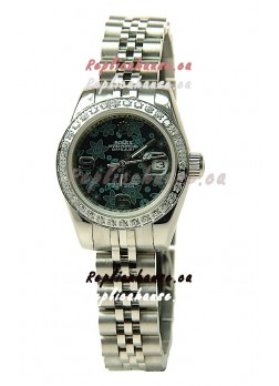 Rolex Floral Motif Datejust Ladies Replica Watch