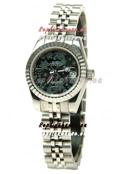 Rolex Floral Motif Datejust Ladies Replica Watch