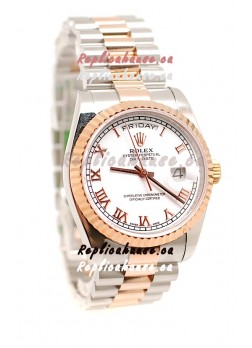 Rolex Day Date Two Tone Japanese Replica Watch