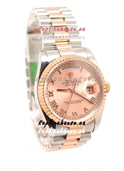 Rolex Day Date Two Tone Japanese Replica Watch