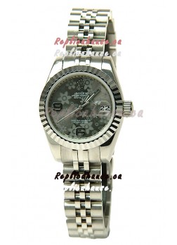 Rolex Floral Motif Datejust Ladies Replica Watch