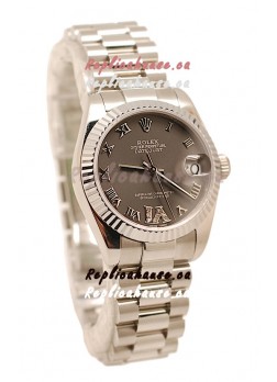 Rolex Oyster Perpetual Datejust Diamonds VI Japanese Replica Watch -36MM