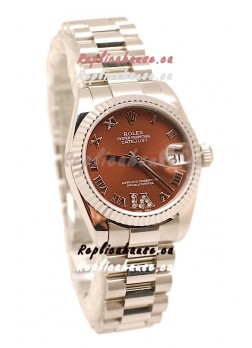 Rolex Oyster Perpetual Datejust Diamonds VI Japanese Replica Watch -36MM