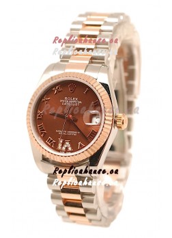 Rolex Datejust Diamond VI Japanese Replica Watch - 36MM