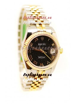 Rolex DateJust Mid-Sized Two Tone Japanese Replica Watch