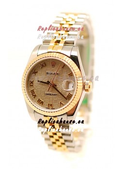 Rolex DateJust Mid-Sized Two Tone Japanese Replica Watch