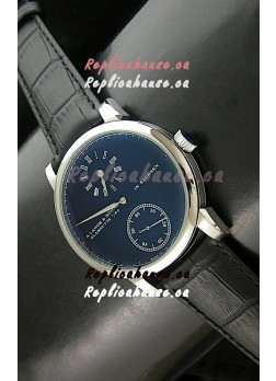 A. Lange & Sohne Cortes de Geneve Decorative Bridges Classic Replica Watch in Black Dial
