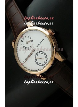 A. Lange & Sohne Cortes de Geneve Decorative Bridges Classic Replica Rose Gold Watch 