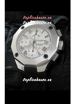 Baume & Mercier Riveria Swiss Watch in White Dial