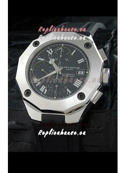 Baume & Mercier Riveria Swiss Watch in Black Dial