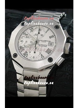 Baume & Mercier Riveria Swiss Watch in White Dial