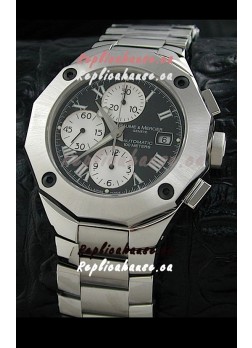 Baume & Mercier Riveria Swiss Watch in Black Dial