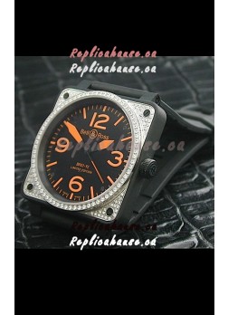 Bell and Ross BR01 92 Swiss Watch with Diamonds Bezel