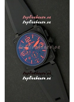 Bell and Ross BR01-94 7750 Swiss Watch in Red Markings