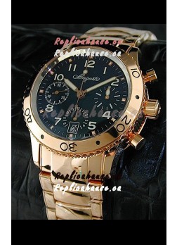 Breguet Aeronavale Swiss Replica Watch in Pink Gold