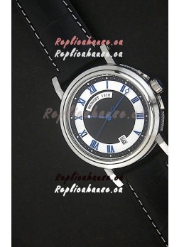 Breguet De La Marine Swiss Replica Watch in Black & White Dial