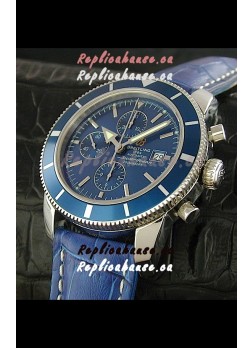 Breitling Superocean Swiss Replica Watch in Blue Dial