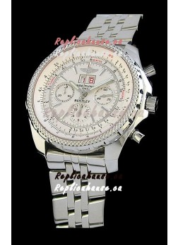 Breitling Bentley 6.75 in Swiss Replica Watch in Off White Dial
