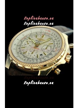 Breitling Bentley Swiss Replica Watch in White Dial