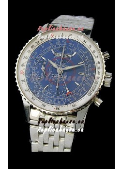 Breitling Navitimer World Swiss Replica Watch in Blue Dial