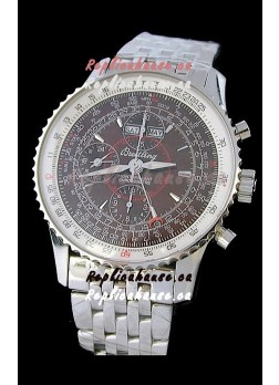 Breitling Navitimer World Swiss Replica Watch in Brown Dial