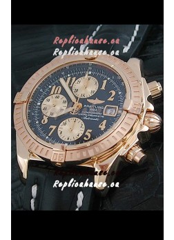 Breitling Windrider Swiss Replica Watch in Black Dial
