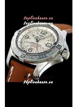 Breitling Superocean Steelfish Swiss Replica Watch in White Dial