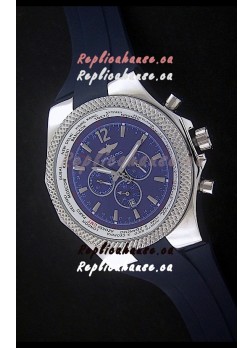 Breitling Bentley Chronograph Japanese Replica Watch in Blue Dial