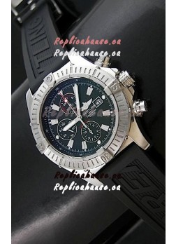 Breitling Super Avenger Swiss Watch in Black Dial - Ultimate Mirror Replica 