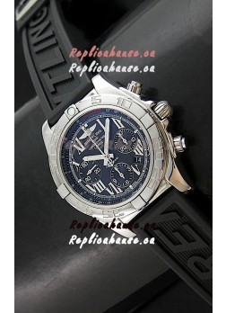 Breitling Chronomat Swiss Replica Watch in Rubber Strap