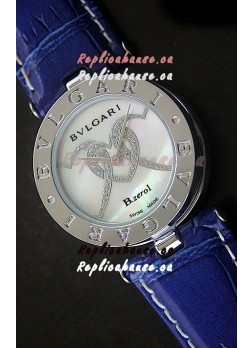 Bvlgari B.zerol Japanese Replica Quartz Watch in White Dial