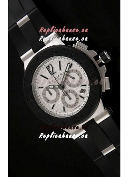 Bvlgari Diagono Swiss Replica Watch in White Dial