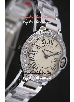 Cartier Ballon Bleu de Swiss Replica Watch in White Dial