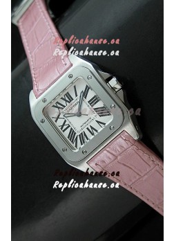 Cartier Santos in Swiss Replica Watch White Dial
